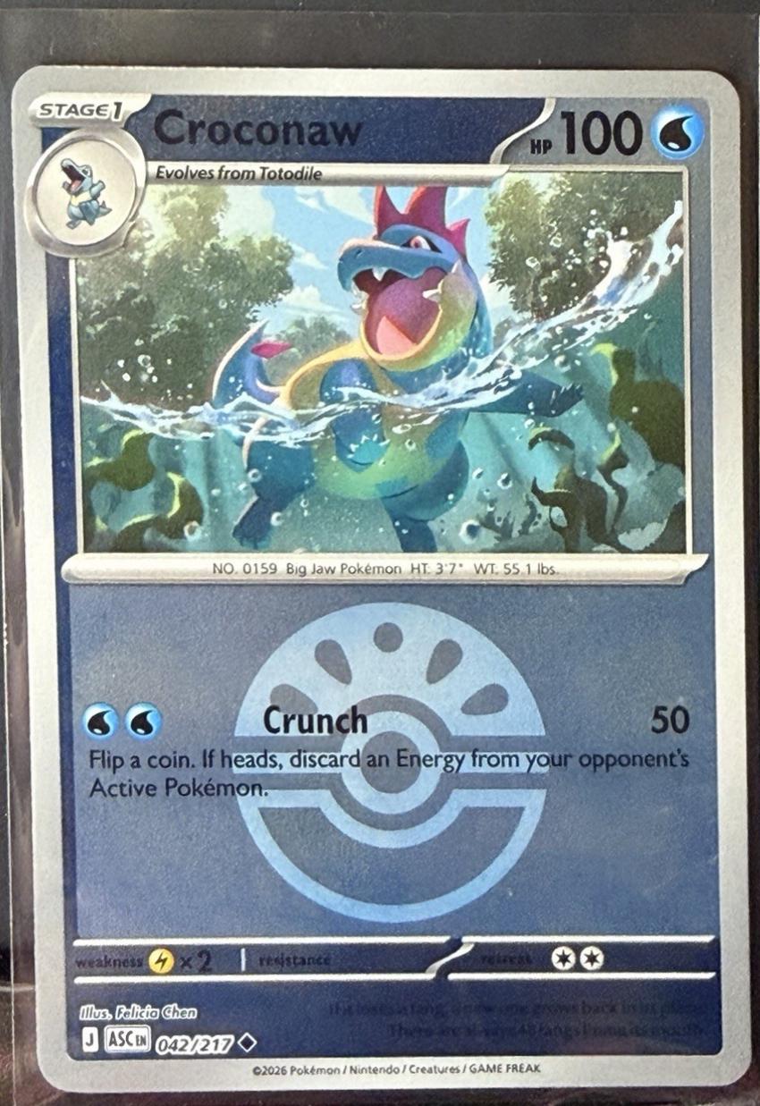 Ascended Heroes Croconaw [Ball] Pokémon card